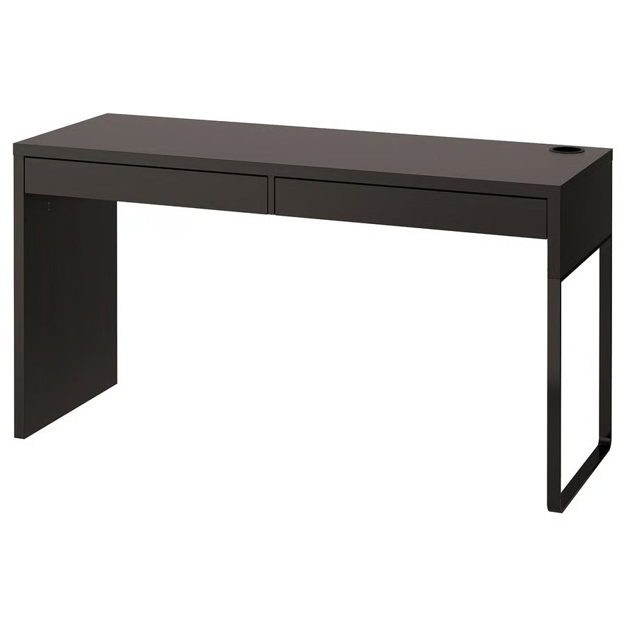 IKEA MICKE Desk, black-brown, 55 7/8x19 5/8 "
