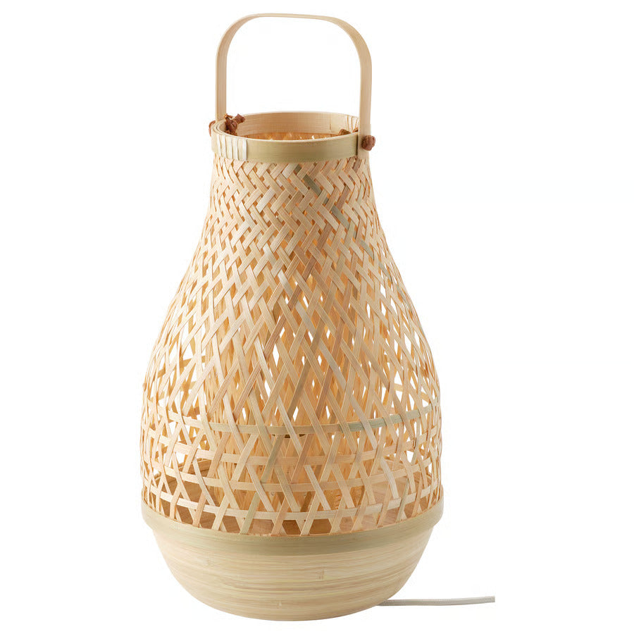 IKEA MISTERHULT Table lamp, bamboo/handmade, 14 "