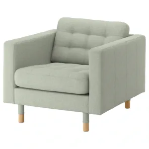 IKEA MORABO Armchair, Gunnared light green/wood
