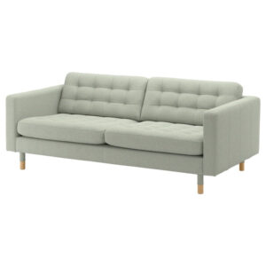 IKEA MORABO Sofa, Gunnared light green/wood