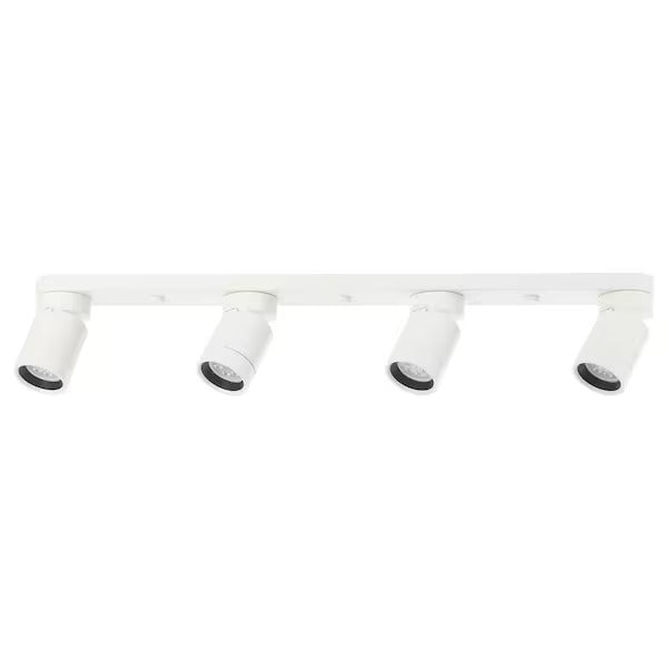 IKEA NYMÅNE Ceiling light with 4 spotlights, white