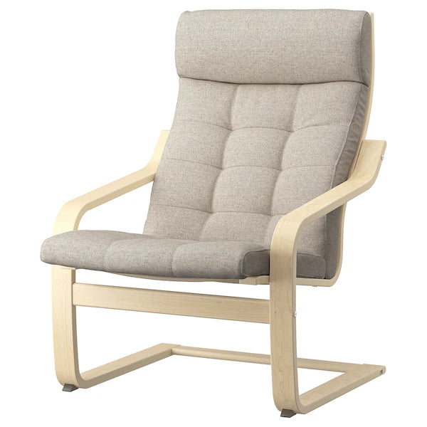 IKEA POÄNG Armchair, birch veneer/Gunnared beige
