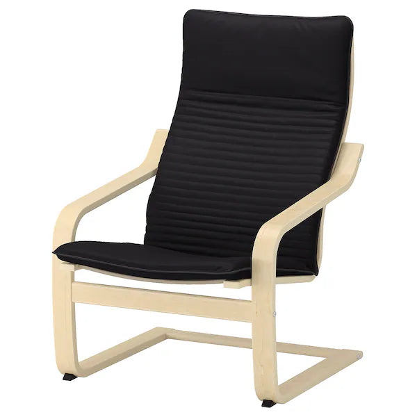 IKEA POÄNG Armchair, birch veneer/Knisa black