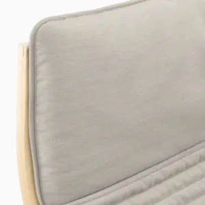 IKEA POÄNG Kid's armchair, birch veneer/Knisa light beige