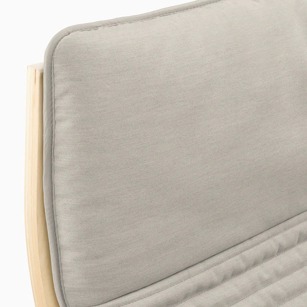 IKEA POÄNG Kid's armchair, birch veneer/Knisa light beige