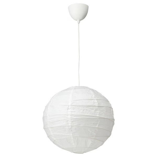 IKEA REGOLIT / HEMMA Pendant lamp, white, 18 "
