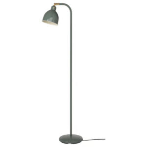 IKEA RÖDFLIK Floor/reading lamp, gray-green