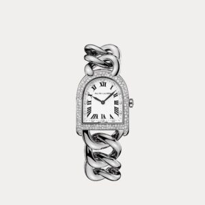 Ralph Lauren Petite-Link Steel With Diamonds
