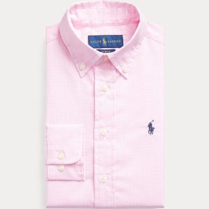 Ralph Lauren Slim Fit Gingham Cotton Dress Shirt