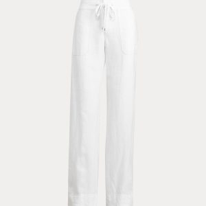 Ralph Lauren Linen Wide-Leg Pant