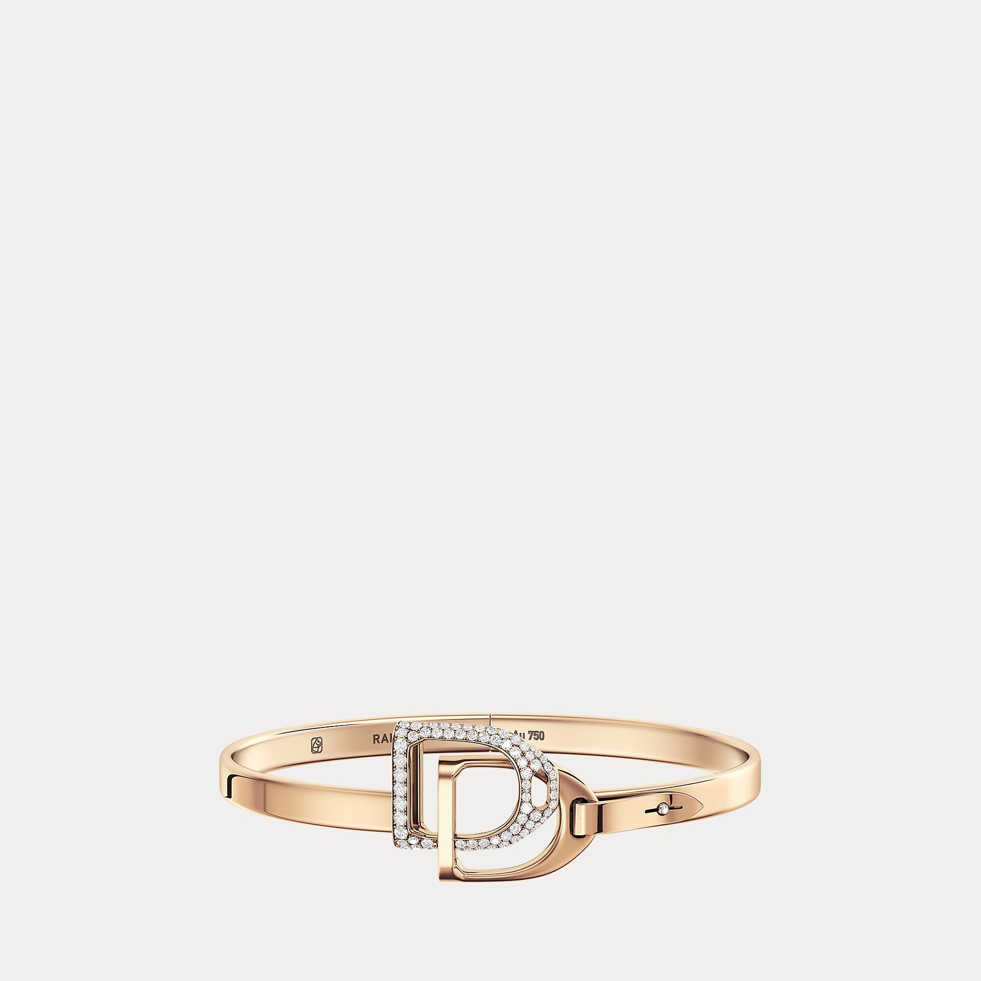 Ralph Lauren Pavé Diamond Double-Stirrup Bangle