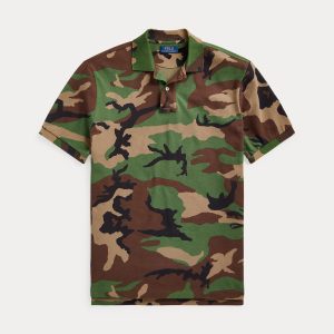 Ralph Lauren Classic Fit Camo Mesh Polo Shirt