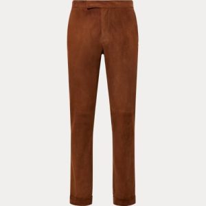 Ralph Lauren Suede Suit Trouser