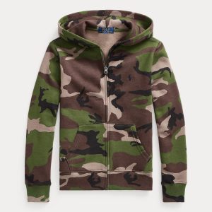 Ralph Lauren Camo Fleece Full-Zip Hoodie