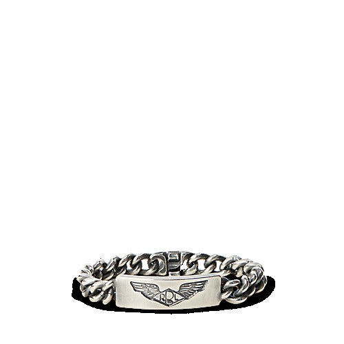 Ralph Lauren Handmade Sterling Silver ID Bracelet