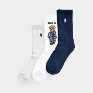 Ralph Lauren Polo Bear Sock 3-Pack