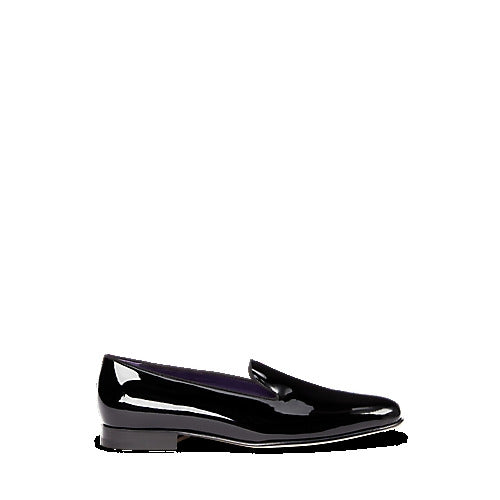 Ralph Lauren Alonzo Patent Calfskin Slipper