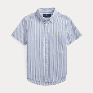 Ralph Lauren Cotton Seersucker Short-Sleeve Shirt