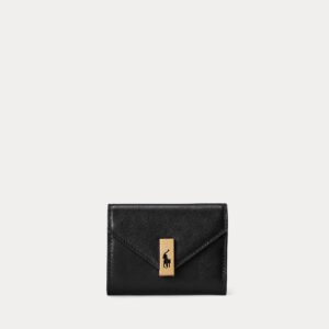Ralph Lauren Polo ID Leather Fold-Over Card Case