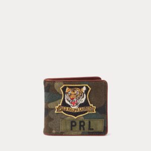 Ralph Lauren Tiger-Patch Camo Billfold Wallet