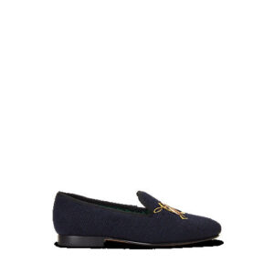 Ralph Lauren Paxton Equestrian Needlepoint Slipper