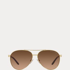 Ralph Lauren Stirrup Andie Pilot Sunglasses