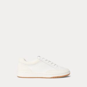 Ralph Lauren Hailey Leather & Suede Sneaker