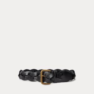 Ralph Lauren Braided Vachetta Leather Belt