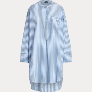Ralph Lauren Striped Poplin Sleep Shirt