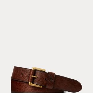 Ralph Lauren Signature Pony Leather Belt
