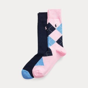 Ralph Lauren Argyle Crew Sock 2-Pack