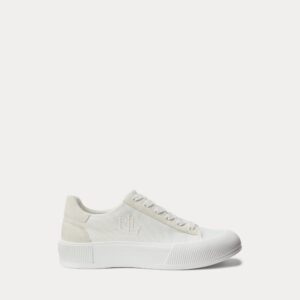 Ralph Lauren Daisie Canvas & Suede Sneaker