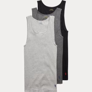 Ralph Lauren Classic Fit Wicking Tank 3-Pack