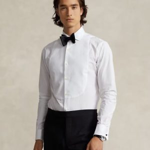 Ralph Lauren Custom Fit French Cuff Tuxedo Shirt