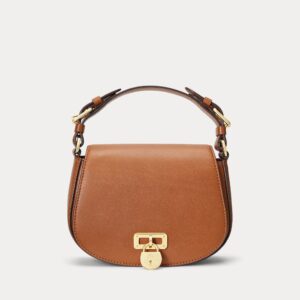 Ralph Lauren Leather Medium Tanner Crossbody Bag