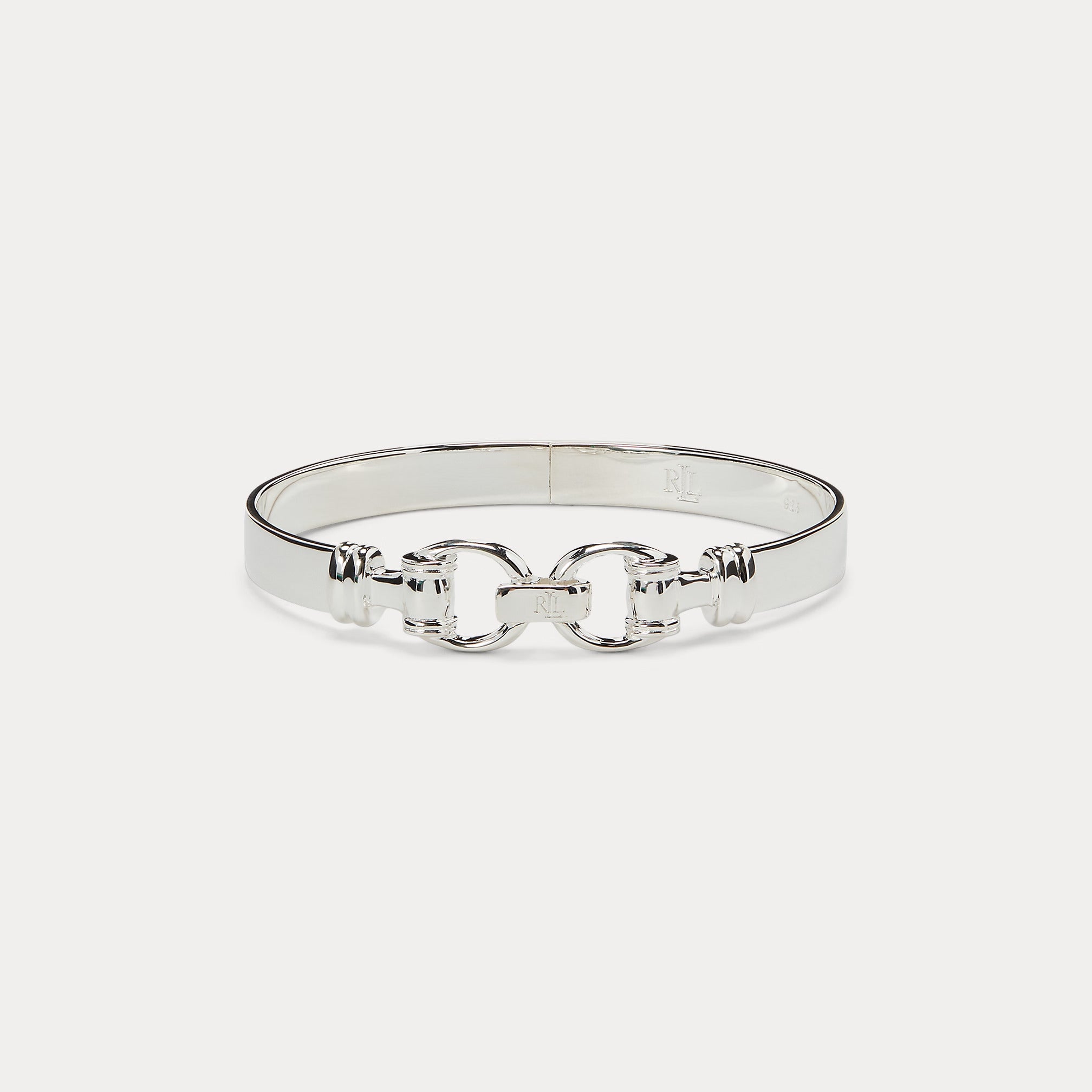Ralph Lauren Sterling Silver Horse Bit Bangle