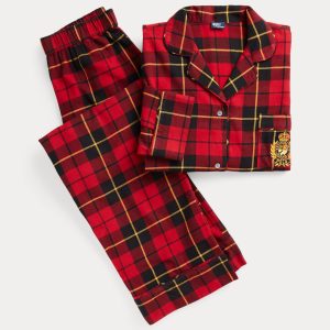 Ralph Lauren Plaid Flannel Pajama Set