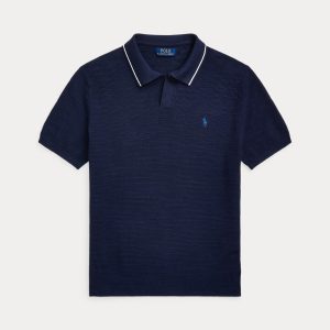 Ralph Lauren Textured Cotton-Linen Sweater