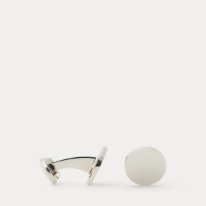 Ralph Lauren Sterling Silver Round Cuff Links
