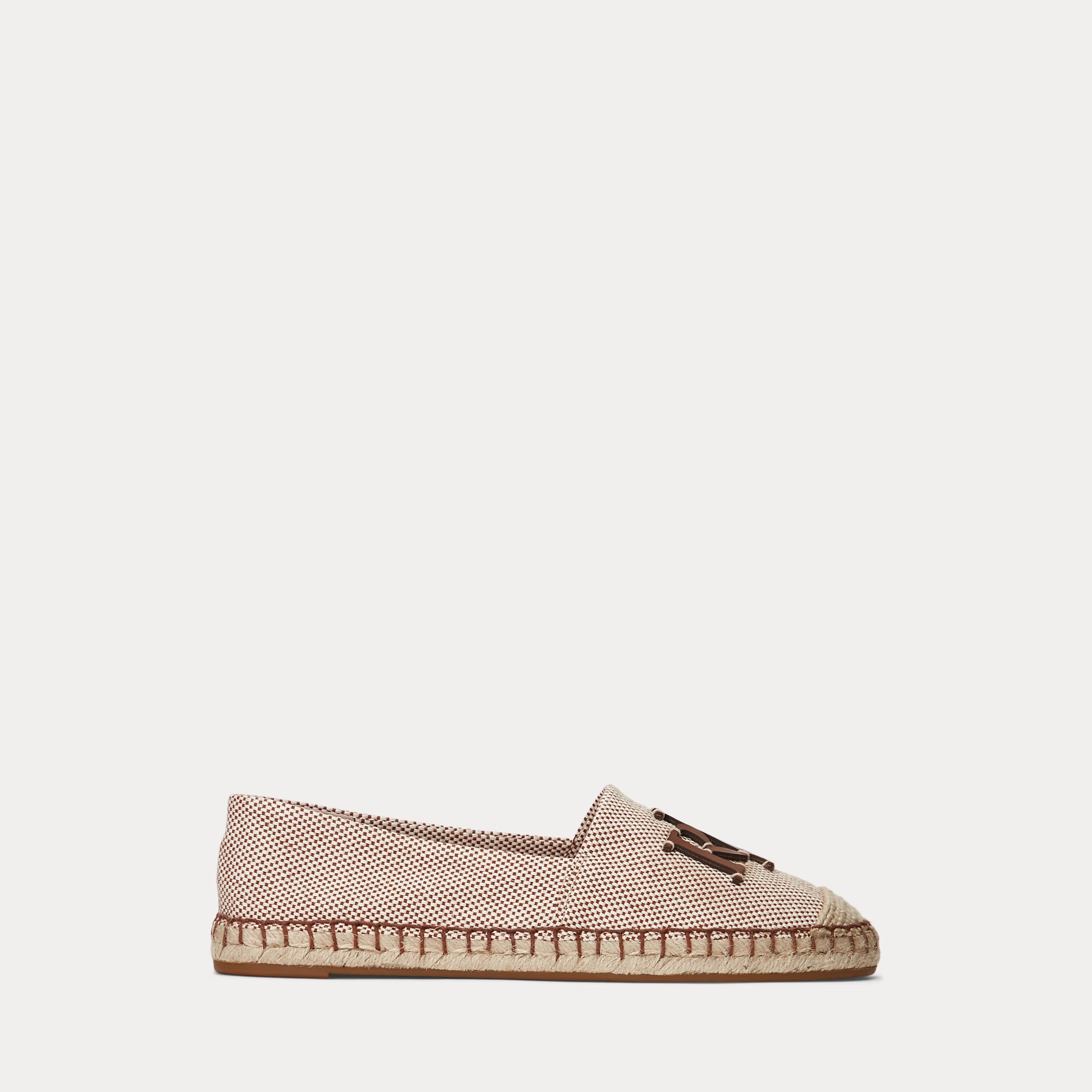 Ralph Lauren Cameryn III Canvas & Leather Espadrille