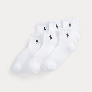 Ralph Lauren Cotton-Blend Quarter Sock 6-Pack