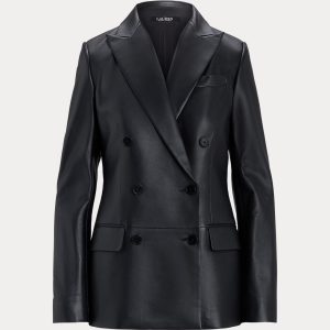 Ralph Lauren Nappa Leather Blazer
