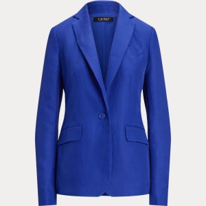 Ralph Lauren Linen-Blend Twill Blazer