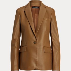 Ralph Lauren Lambskin Blazer