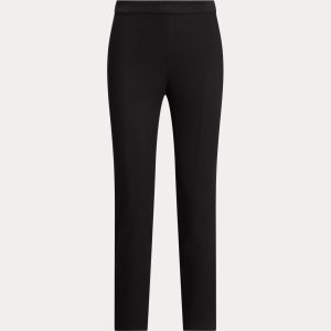 Ralph Lauren High-Rise Cotton-Blend Cropped Pant