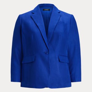 Ralph Lauren Linen-Blend Twill Blazer