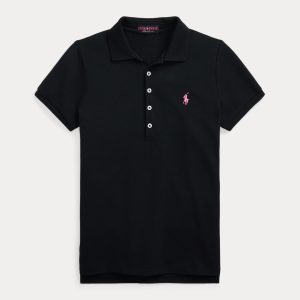 Ralph Lauren Pink Pony Slim Fit Stretch Polo Shirt