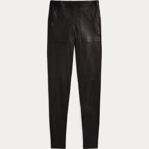 Ralph Lauren Lambskin Super-Slim Pant