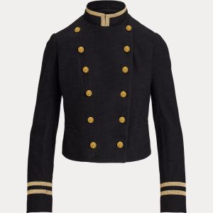 Ralph Lauren Soutache-Trim Interlock Blazer