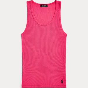 Ralph Lauren Pink Pony Ribbed Cotton Tank